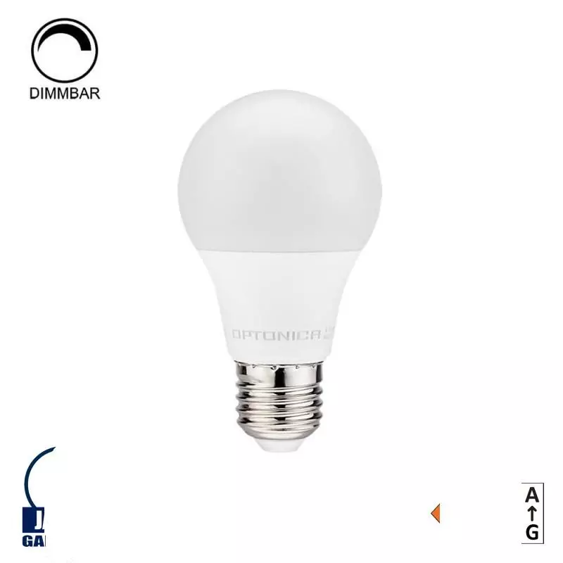 Ampoule LED Dimmable E27 A60 11W équivalent à 70W - Blanc Chaud 2700K