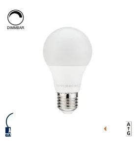 Ampoule LED Dimmable E27 A60 11W équivalent à 70W - Blanc Chaud 2700K