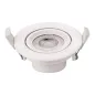 Downlight LED 5W rond ∅90mm Blanc - Blanc du Jour 6000K