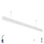 LED Linear Suspended Light White Body