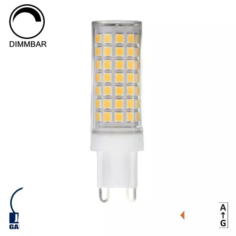 Ampoule LED Dimmable G9 6W équivalent à 45W - Blanc Naturel 4500K