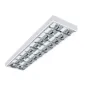 Dalle avec Grille saillie 1223x295mm pour Tubes LED T8 2x36W Max