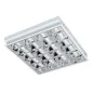 Dalle avec Grille encastrable 610x595mm pour Tubes LED T8 4x18W Max REGIS