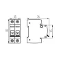 Interrupteur-sectionneur modulaire sur rail KMI