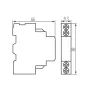 Contact auxiliaire 1z1r latéral pour KMP KMP-SAX11