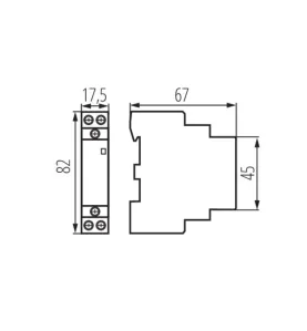 Contacteur modulaire, contrôle230 AC KMC