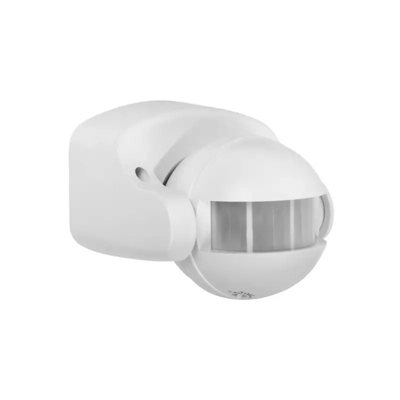 Détecteur de Mouvement PIR Blanc AC220-240V 12m IP44 H160/V20°