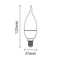 Ampoule LED E14 5,5W 450lm (44W) 200° Ø37mm - Blanc Chaud 2700K