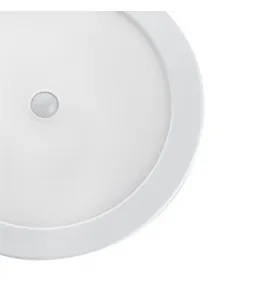 Plafonnier LED à Detecteur PIR 22W 2000lm 100° Ø240mm IP44 IK06 - CCT 3000K / 4000K / 6000K perçage Ø225mm