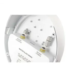 Plafonnier LED + Détecteur RF Asymétrique 21W 2300lm Étanche IP65 IK10 Ø345mm - Blanc Naturel 4000K