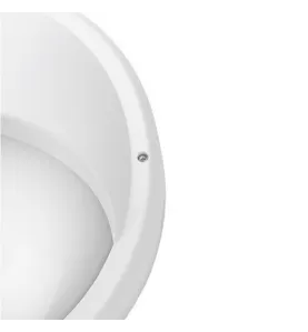 Plafonnier LED + Détecteur RF Asymétrique 21W 2300lm Étanche IP65 IK10 Ø345mm - Blanc Naturel 4000K