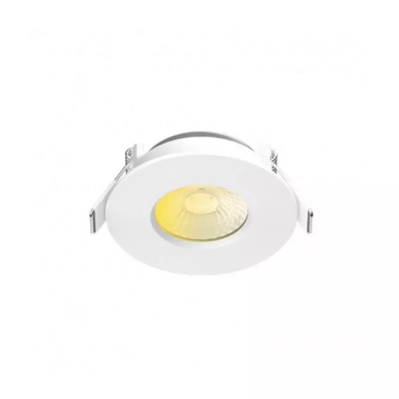 Spot LED Encastrable Dimmable AC220/240V 6W 525lm 60° Étanche IP65 IK07 Ø82mm - CCT (Blanc Chaud à Blanc Naturel) perçage Ø68 mm