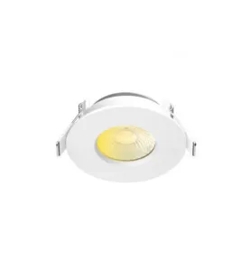 Spot LED Encastrable Dimmable AC220/240V 6W 525lm 60° Étanche IP65 IK07 Ø82mm - CCT (Blanc Chaud à Blanc Naturel) perçage Ø68 mm