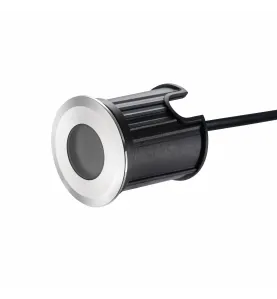 Spot LED Encastrable 1W DC12V IP67 38° Inox - Blanc du jour 6000K