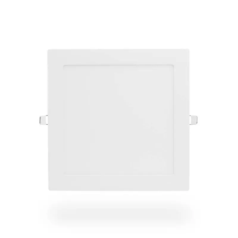 Plafonnier LED Encastrable AC85-265V 12W 120º IP40 IK08 170x170mm Blanc  - Blanc Naturel 4000K perçage 155x155mm