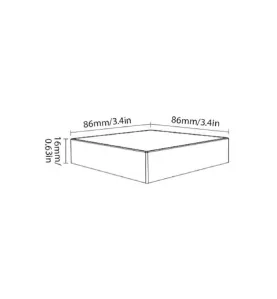 Télécommande Murale Tactile LED Dimmable RadioFréquence 4 Zones Blanche