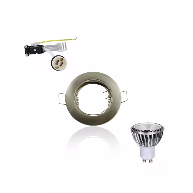 Kit Spot LED GU10 5W COB équivalent 50W Dimmable