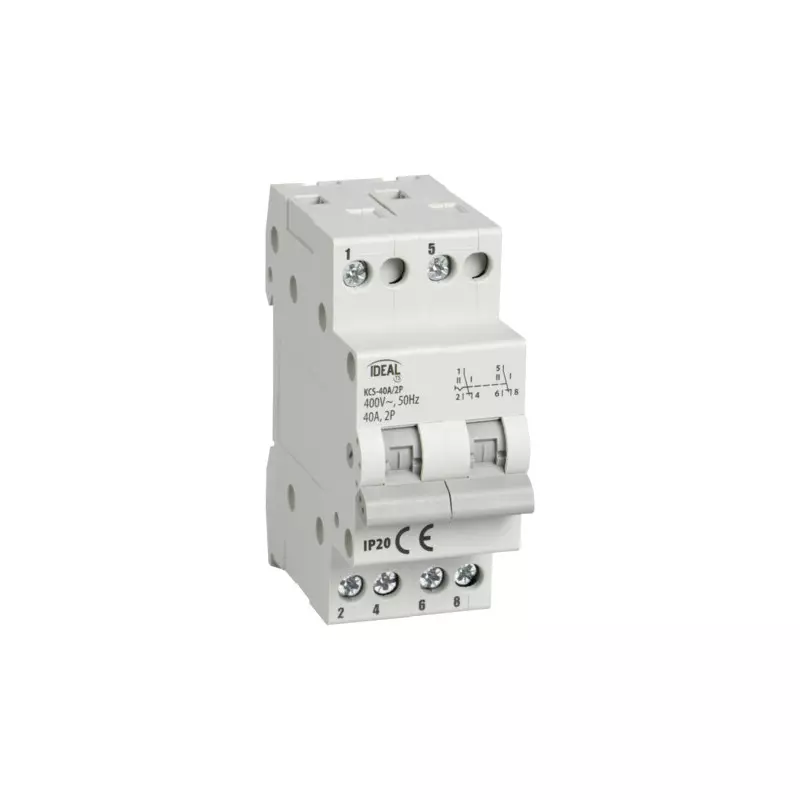 Interrupteur KCS 40A IP20 - Connexion rapide et sécurisée