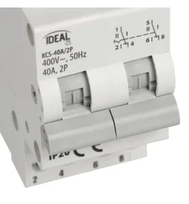 Interrupteur KCS 40A IP20 - Connexion rapide et sécurisée