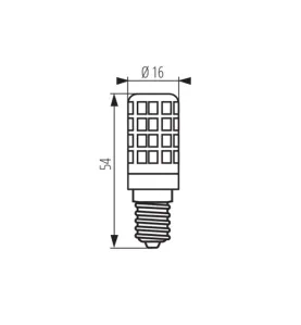 Source lumineuse LED ZUBI LED - 4W, 520 lm, 3000K, E14