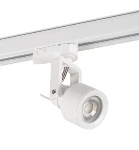 Projecteur sur rail ACORD ATL5 GU10 - 10W max, Classe I, IP20, 120° orientable