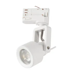 Projecteur sur rail ACORD ATL5 GU10 - 10W max, Classe I, IP20, 120° orientable