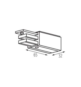 Raccordement électrique pour système de rails TEAR N - Classe I, IP20, 200-240V AC