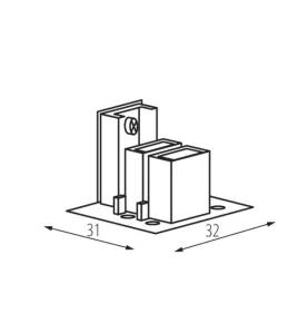 Capuchon pour système de rails TEAR N - Classe I, IP20, 200-240V AC