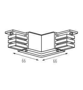 Connecteur de type L pour système de rails TEAR N - Classe I, IP20, 16A, 200-240V AC