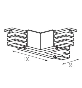 Connecteur de type T pour système de rails TEAR N - Classe I, 16A, IP20