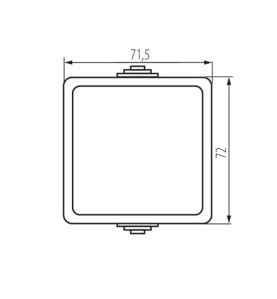 Interrupteur pour cage d'escalier TEKNO - Indice de Protection IP54, 10AX, 1 levier