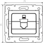 Adaptateur RJ45 mâle LOGI - Connectivité réseau fiable