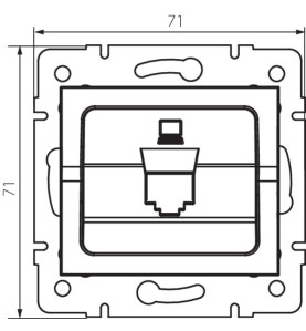 Adaptateur RJ45 mâle LOGI - Connectivité réseau fiable