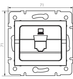 Adaptateur RJ45 mâle LOGI - Connectivité réseau fiable