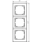 Cadre triple vertical LOGI - 223mm x 81mm