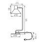 Lampe de table NEDIA E14 - Éclairage orientable et design épuré