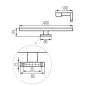 Applique LED ASTIM LED IP44 - 8W, 4000K, 980lm, Classe II, IP44