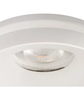 Support de Spot Blanc ELICEO 10W MAX - Effet lumineux original avec anneaux décoratifs