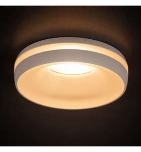 Support de Spot Blanc ELICEO 10W MAX - Effet lumineux original avec anneaux décoratifs