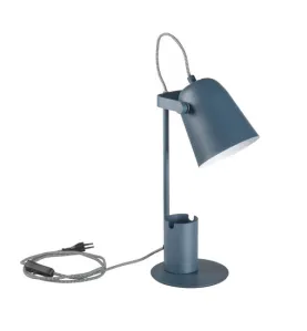 Lampe de bureau RAIBO E27 - 5W, 190° orientable avec interrupteur