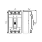 Disjoncteur Compact MCCB KMCCB - 125A, IP20, 50Hz, 800V, 380/415V, 8000V