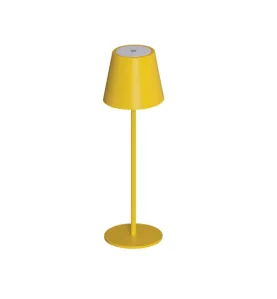 Lampe de table jaune LED INITA IP54 - Éclairage sans fil polyvalent