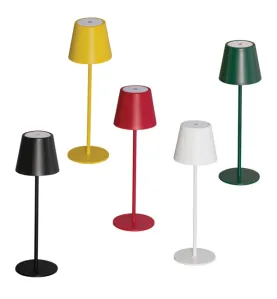 Lampe de table jaune LED INITA IP54 - Éclairage sans fil polyvalent