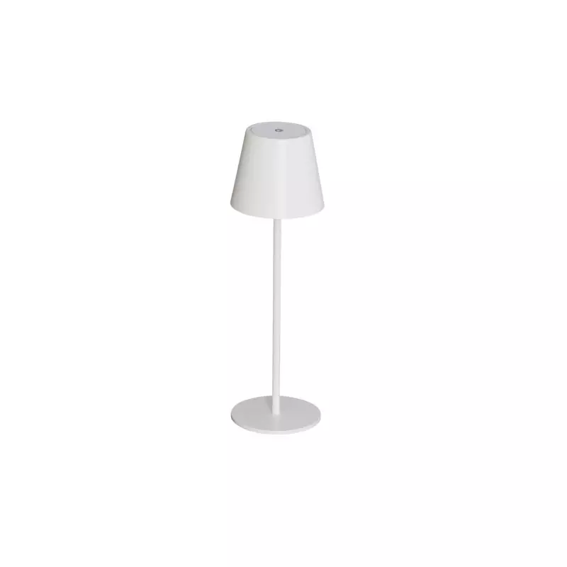 Lampe de table blanche avec batterie LED INITA IP54 - 22W, 3000K, 165lm