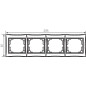 Cadre quadruple horizontal DOMO - 81mm x 294mm - PC