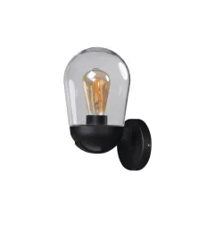 Luminaire extérieur en aluminium avec source de lumière LED remplaçable E27 - 15W - IP44