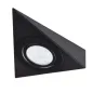 Luminaire encastré noir ZEPO 10W MAX, culot G4, IP20, 12V AC/DC