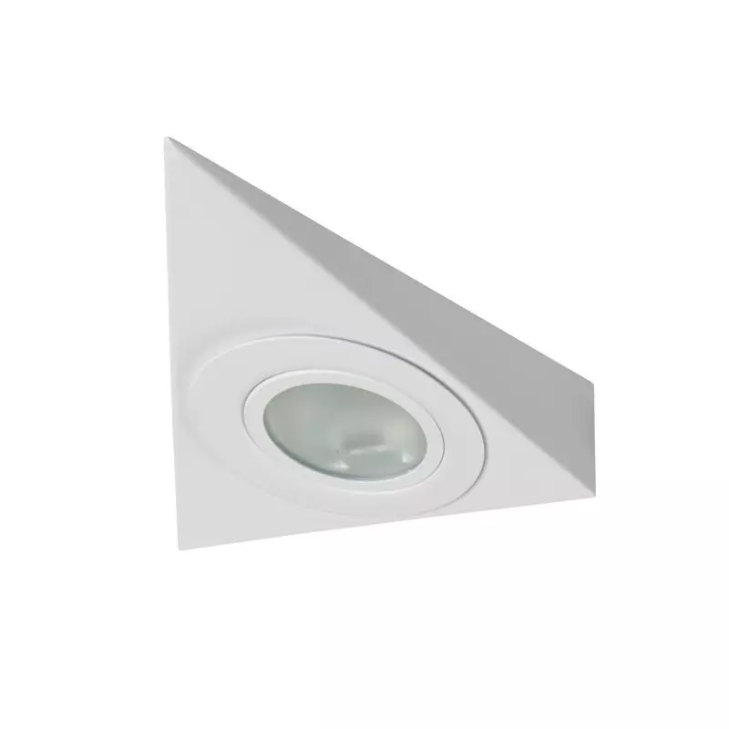 Luminaire encastré blanc pour meuble Kanlux ZEPO - Culot G4, Classe III, IP20