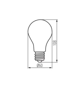 Ampoule LED Filament Dimmable E27 11W 2700K 1521lm