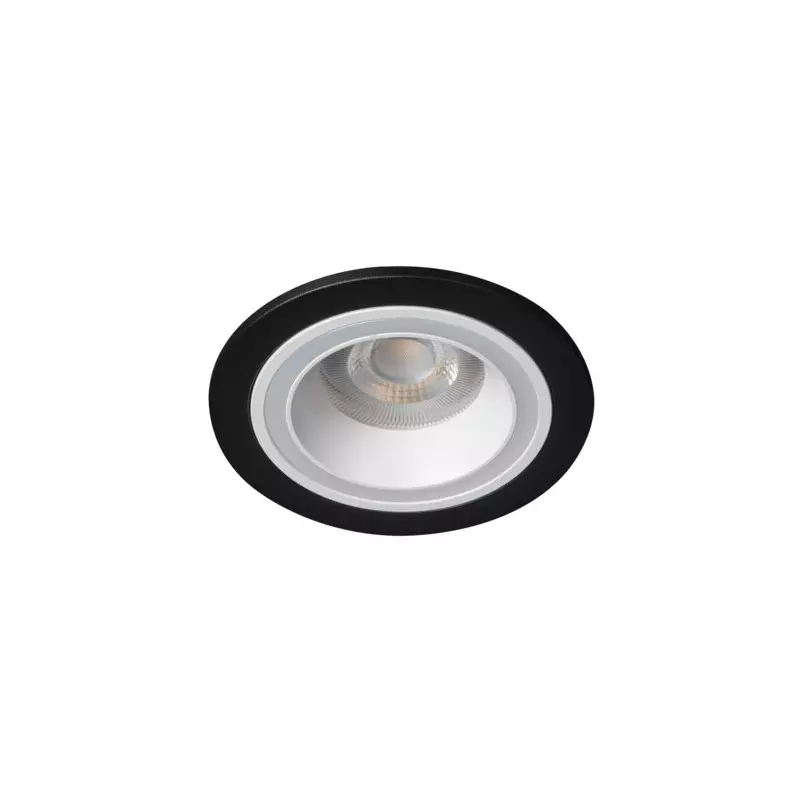 Support de spot rond noir et blanc FELINE DSO Gx5,3/GU10